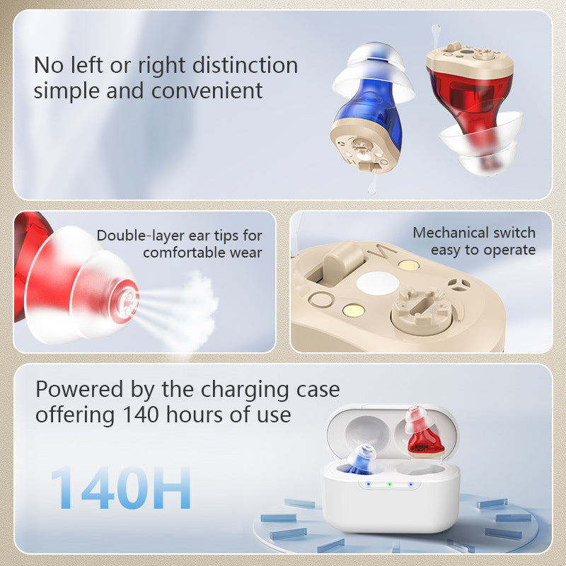 Rechargeable Wireless Hearing Aid Amplifier