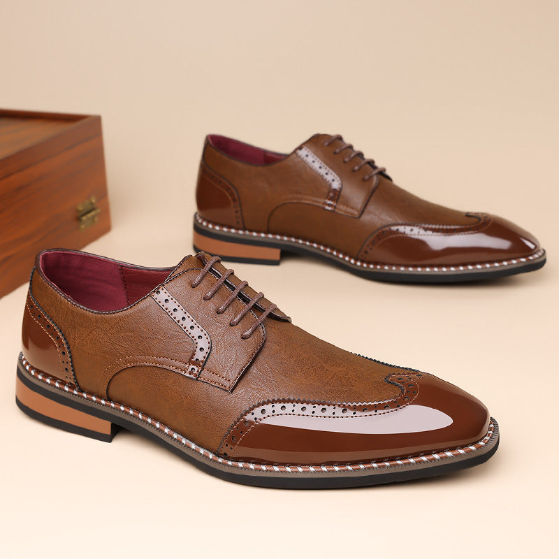 Mens Brogue Leather Shoes