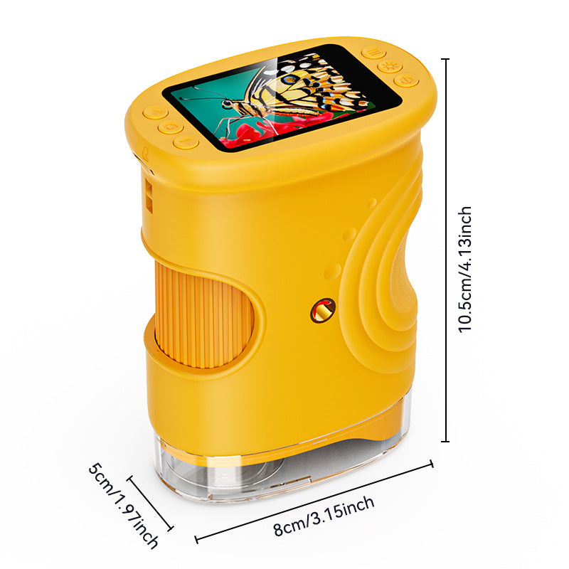 Children's Microscope 382 Digital Toy Outdoor Teaching Aid Handheld Magnifying Glass