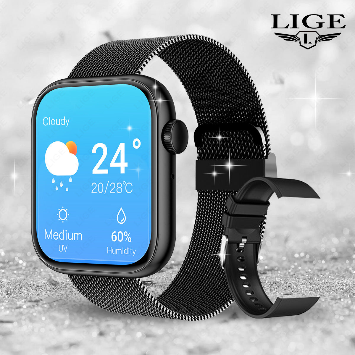 Sports Smart Watch Bluetooth Health Monitor