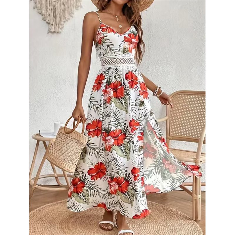 Floral Print Sleeveless Dress