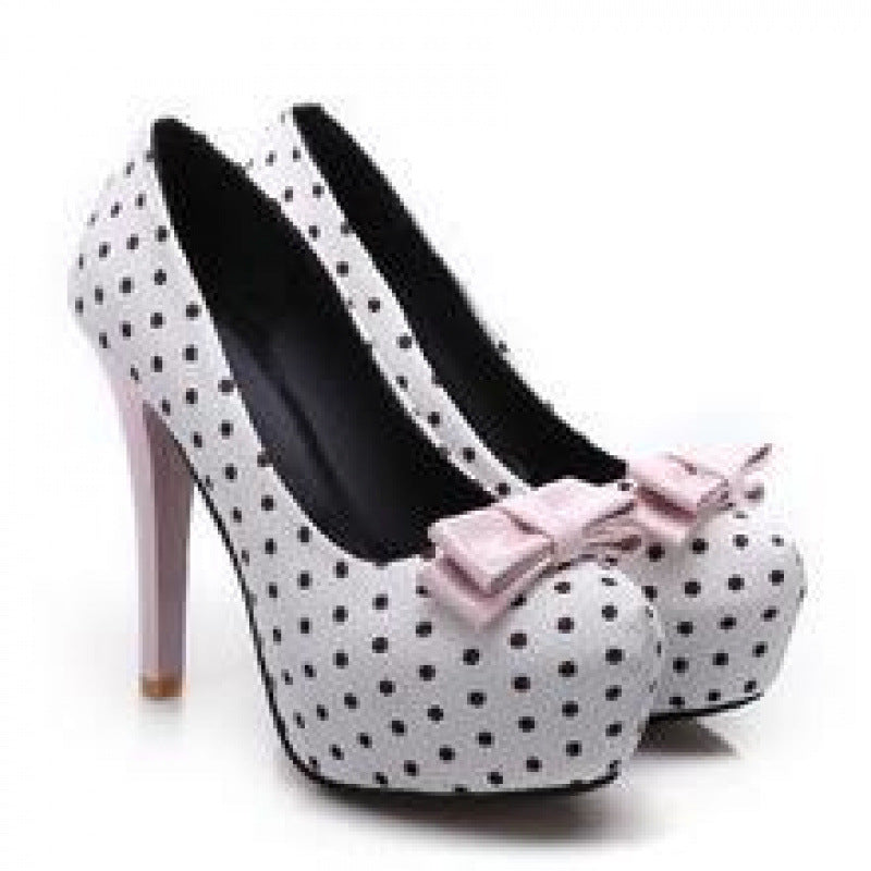 Bowknot High Heel Women Shoes