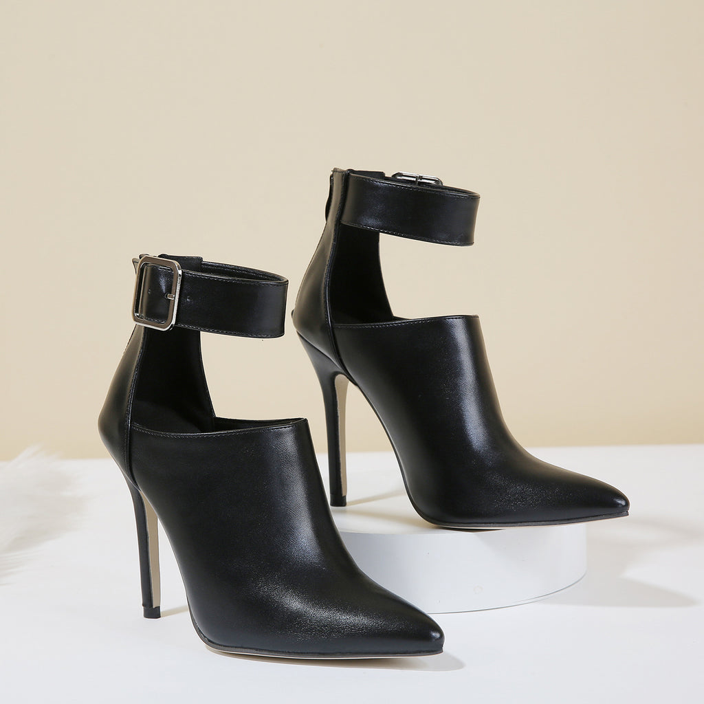 Womens Pointed Toe Stiletto Sandals