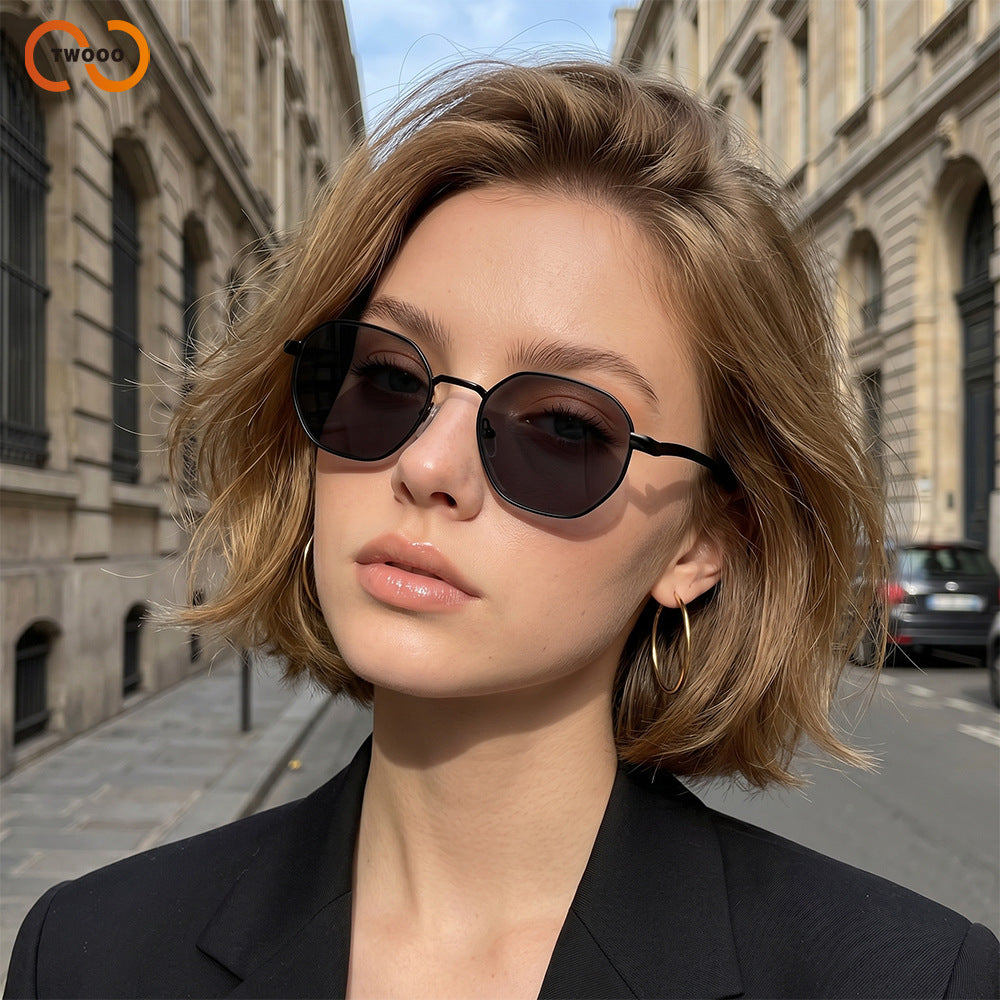Metal Frame Polarized UV Protection Sunglasses