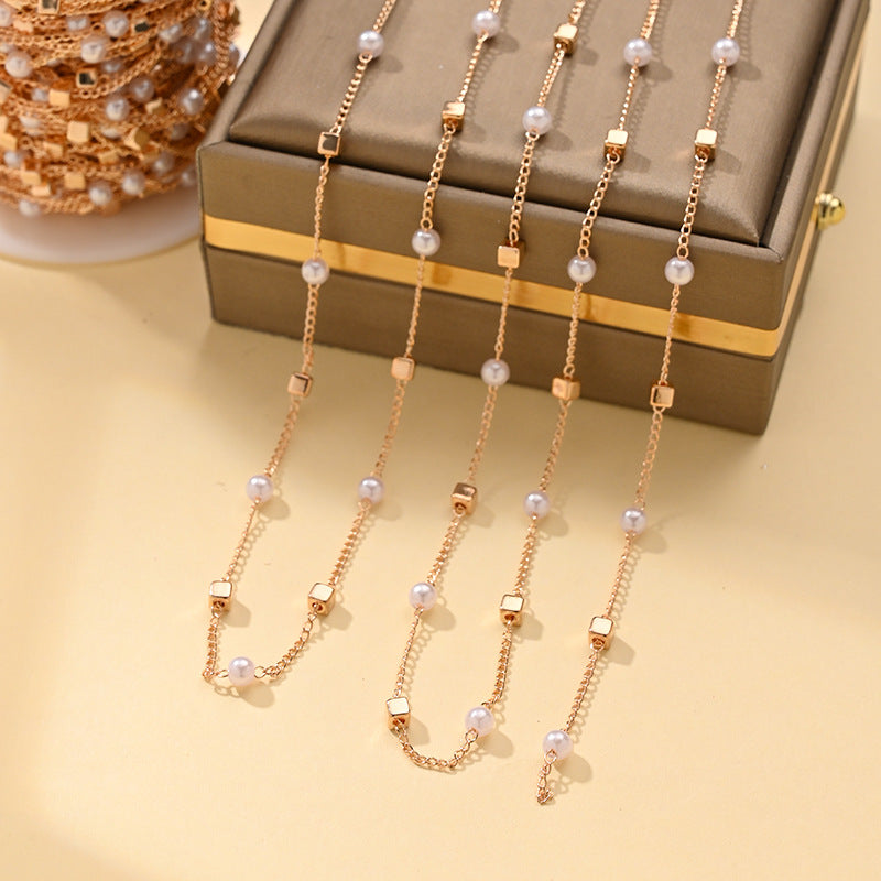 Fashion Imitation Pearl Chain Jewelry