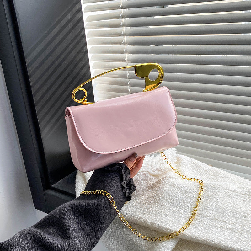 New Korean Style Versatile Chain Bag High-End Shoulder Crossbody Bag