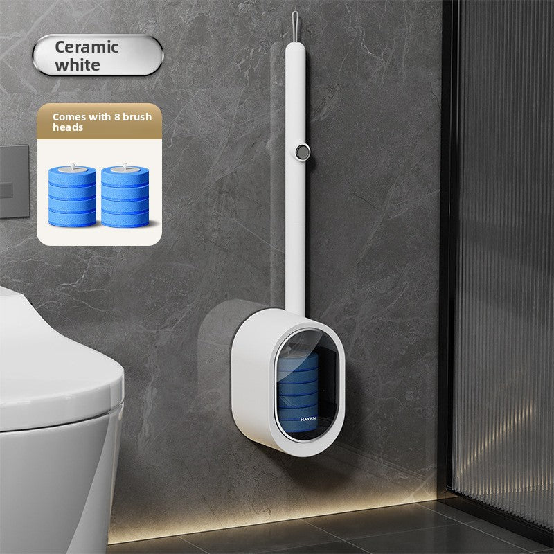 Disposable Toilet Brush with Cleaning Liquid