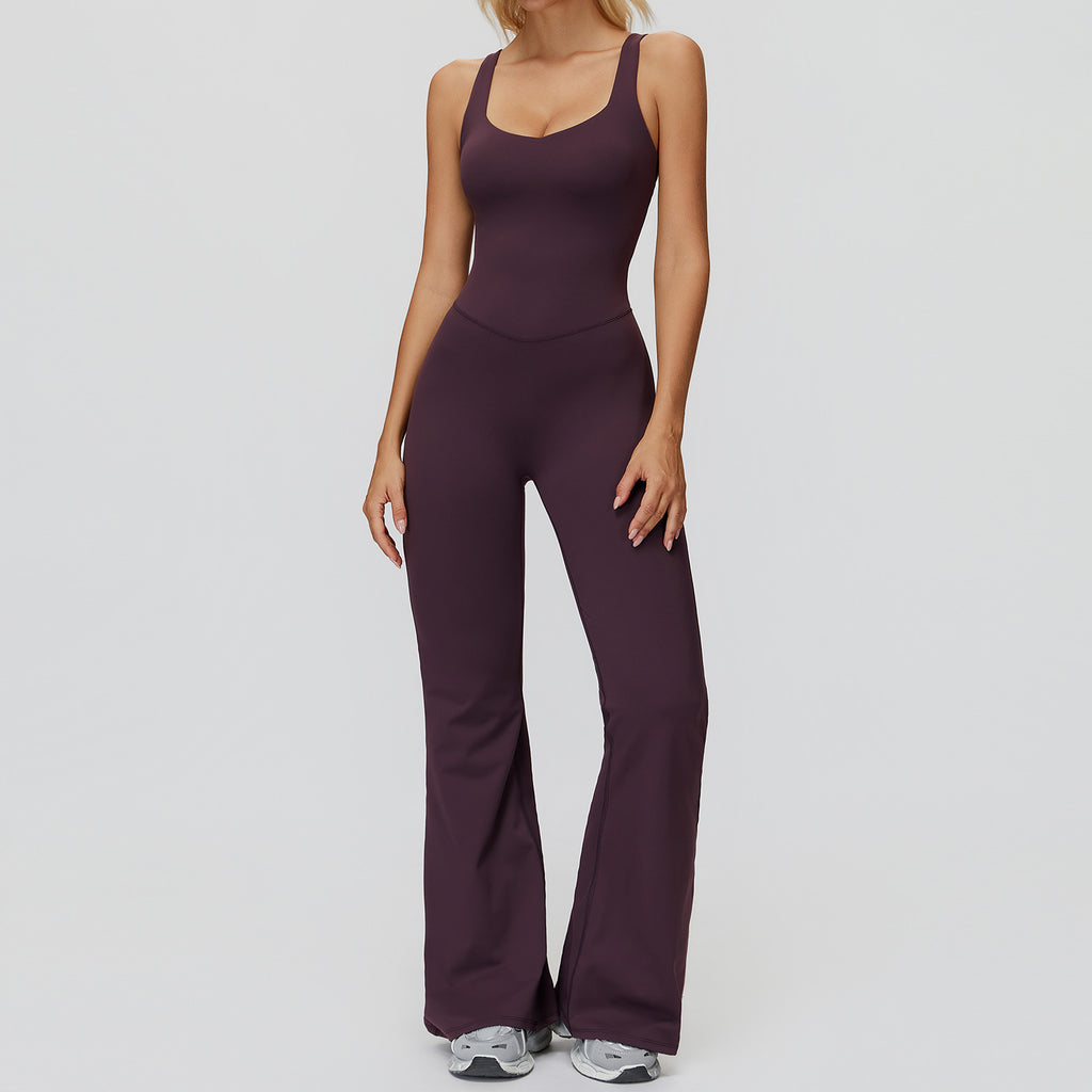 Womens Brushed Yoga Jumpsuit
