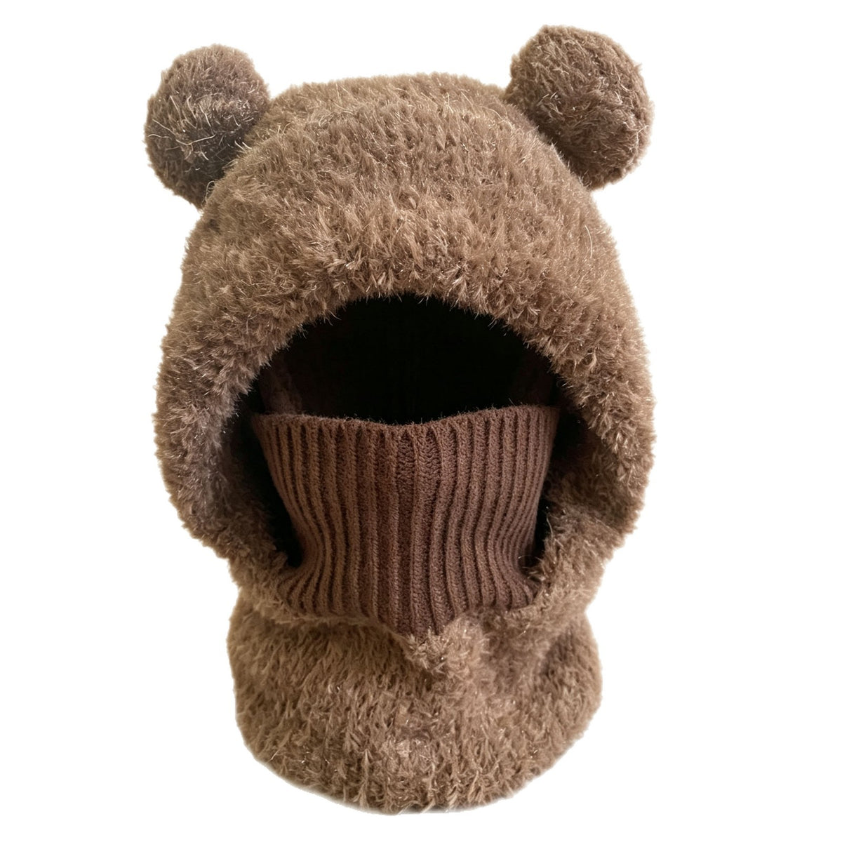 Fluffy Knitted Beanie for Women