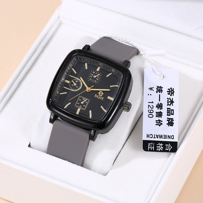 Fashion Square Dial Quartz Watch