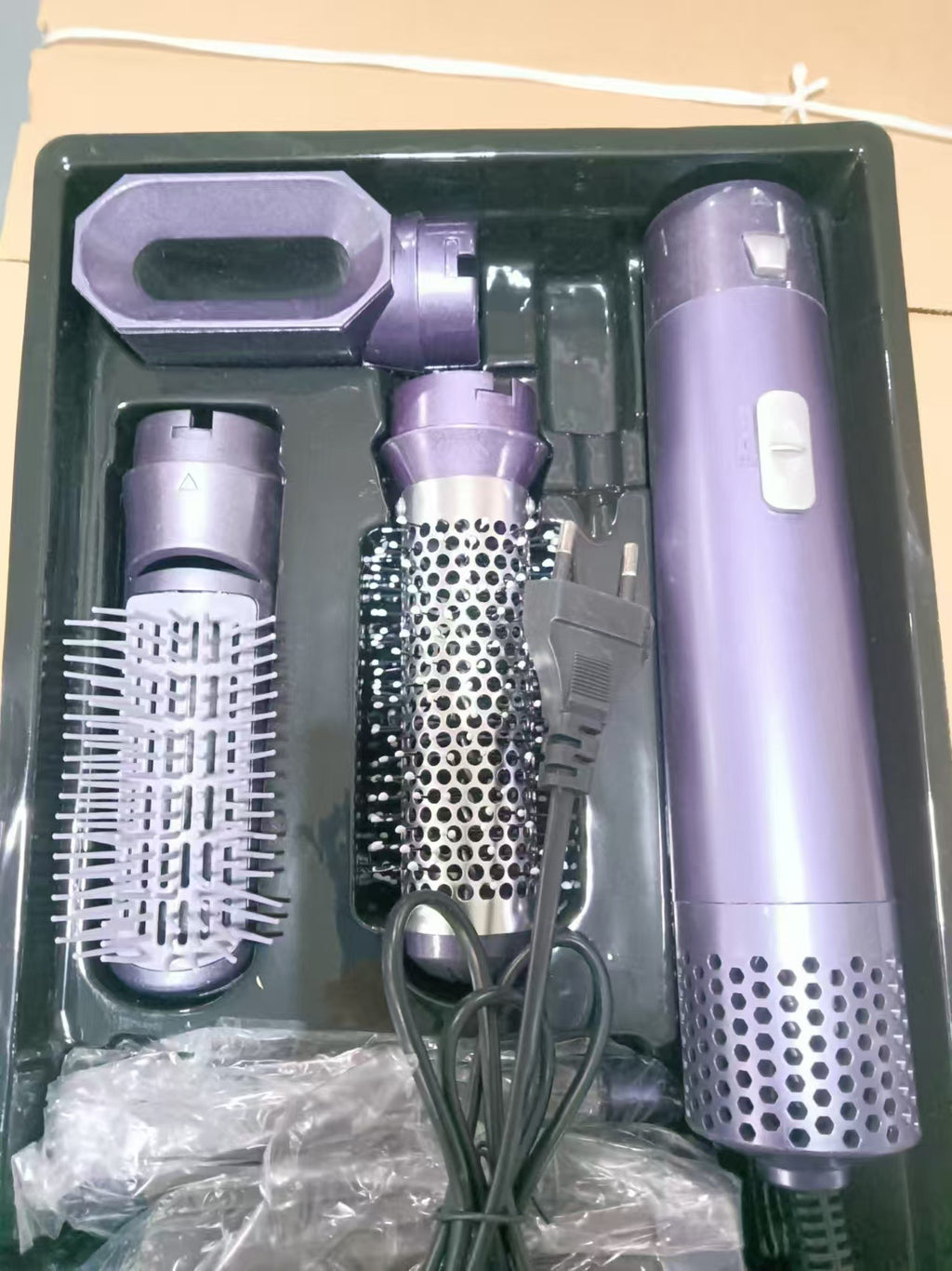 Multi-Function Hair Styler with Automatic Suction