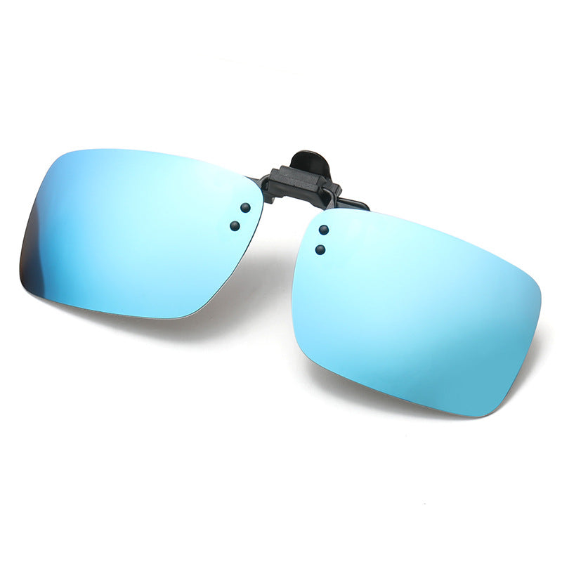 Polarized Clip-On Sunglasses Metal Frame
