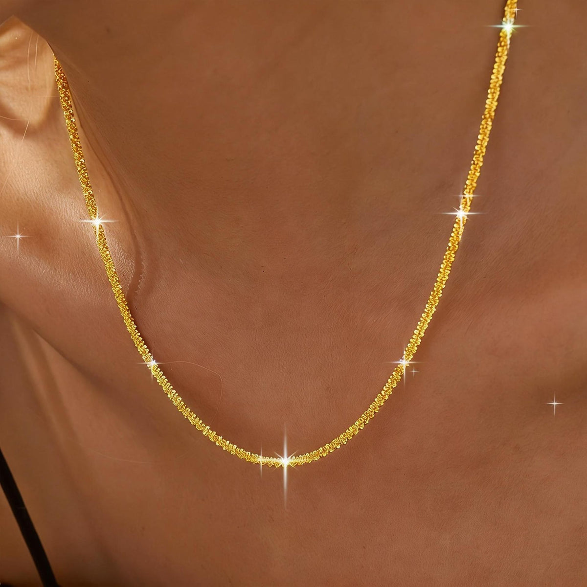 Elegant Star Shaped Stainless Steel Necklace