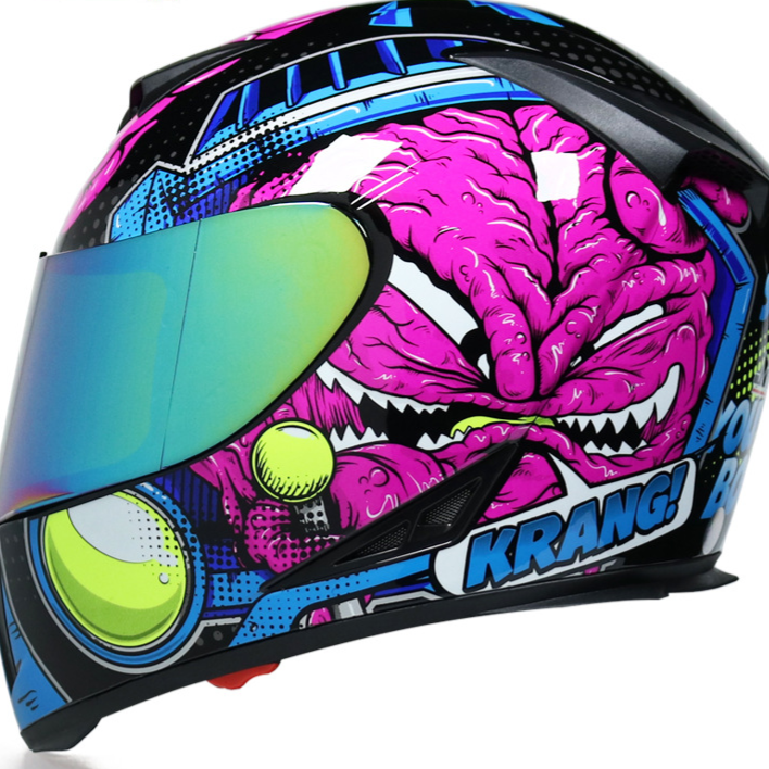 Jiekai Dual Lens Full Face Bicycle Helmet