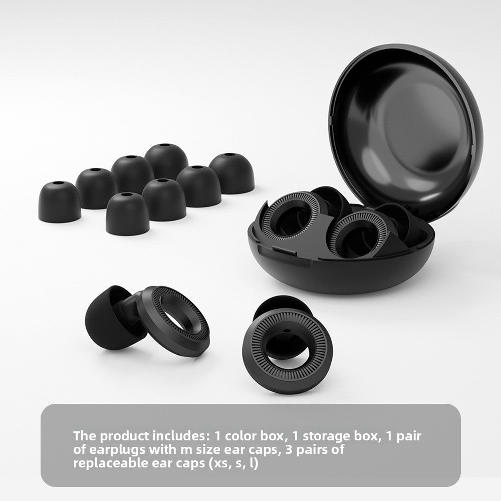 Noise-reducing earplugs with a filter