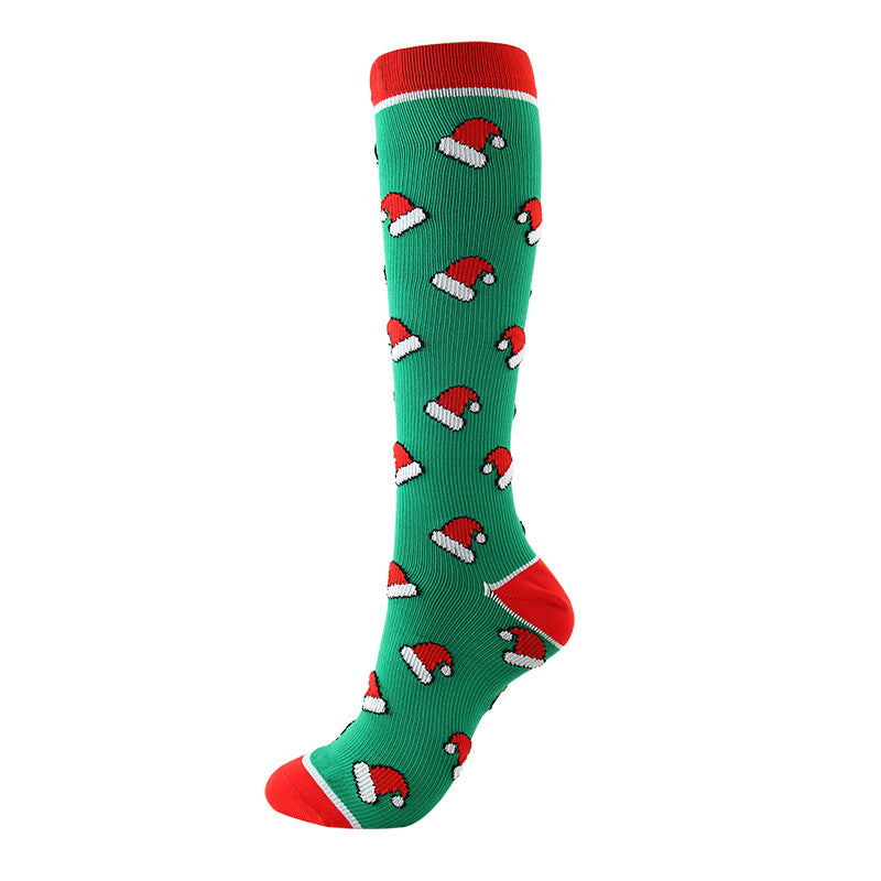 Christmas Compression Socks with Festive Designs