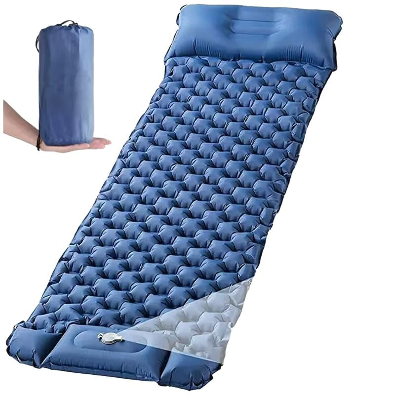 Ultra-Light Foot-Operated Automatic Inflatable Camping Mattress with Pillow