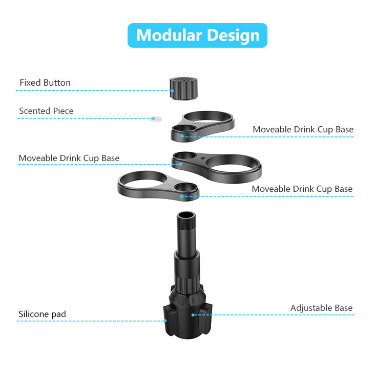 Multifunctional Car Cup Holder Organizer