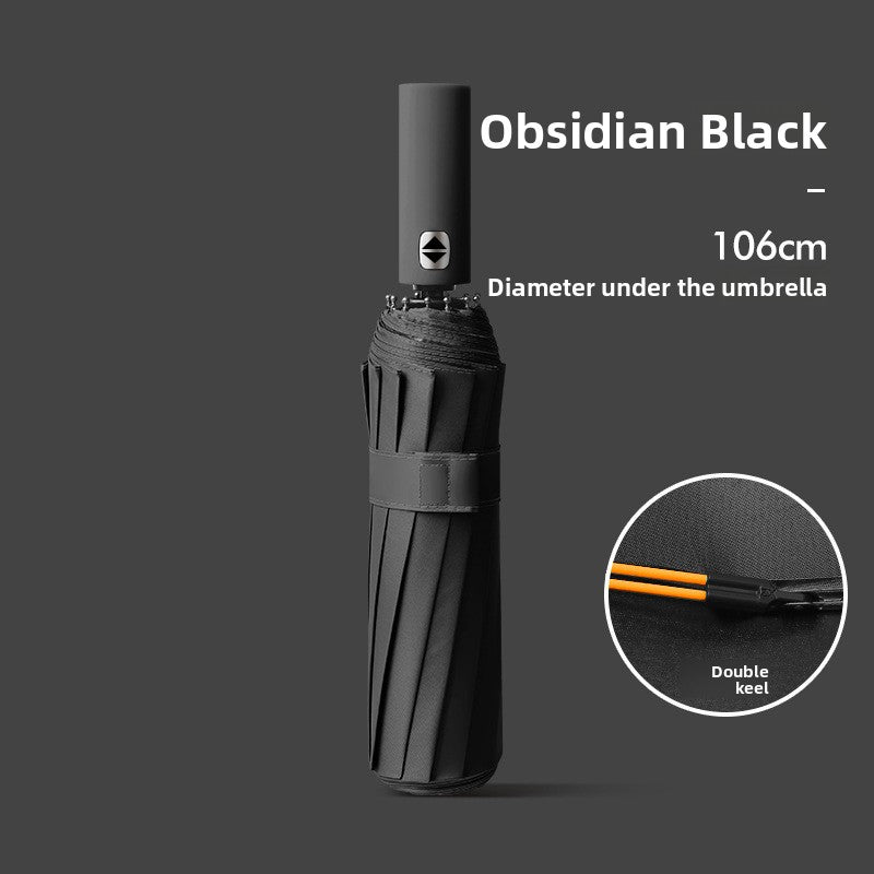 Fully Automatic Umbrella with Ring Handle