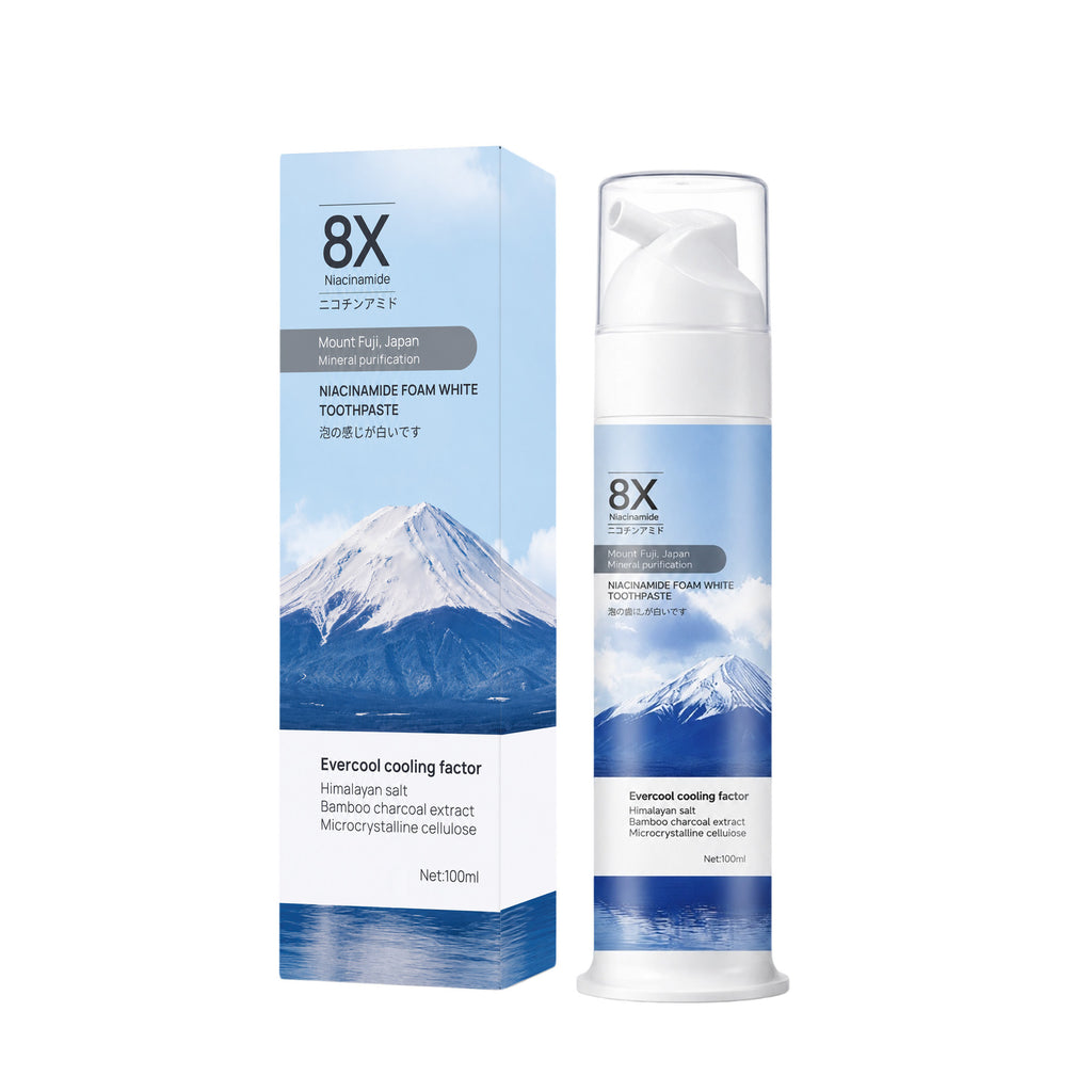 Nicotinamide toothpaste dense foam mild dentifrice care toothpaste