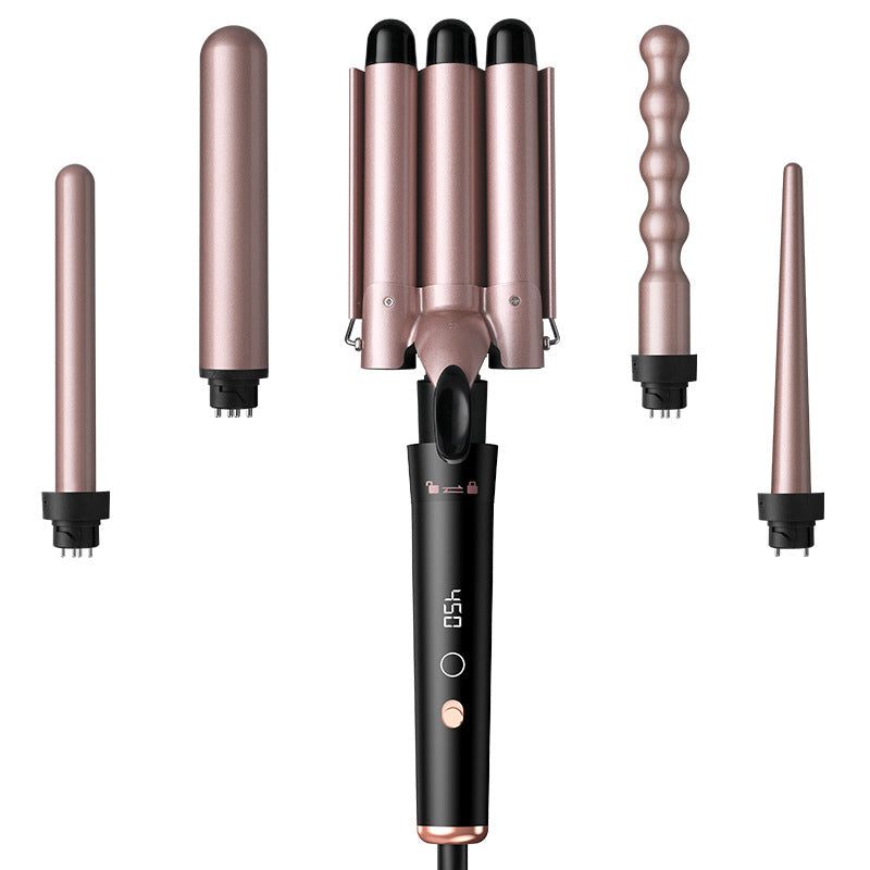 Multi Functional LCD Display Hair Curling Iron