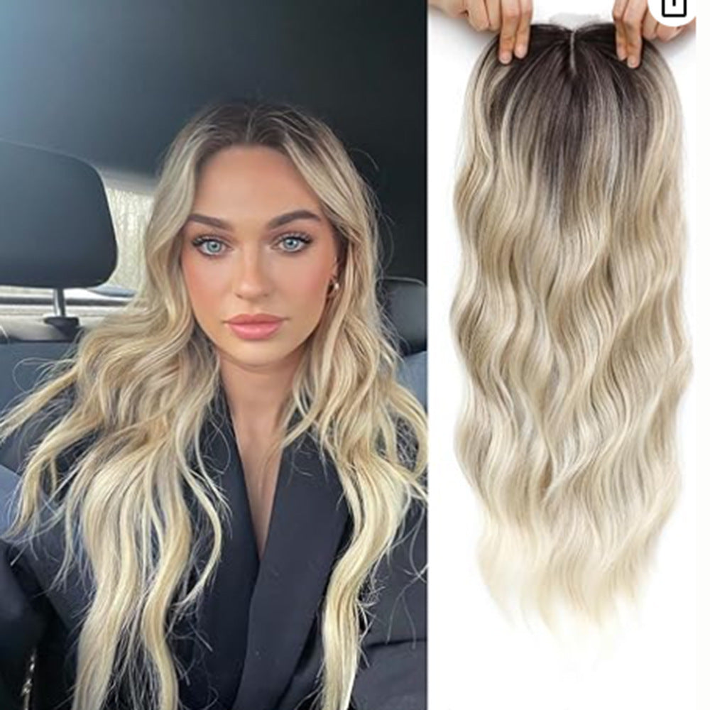 Water Wave Synthetic Hair Replacement Piece