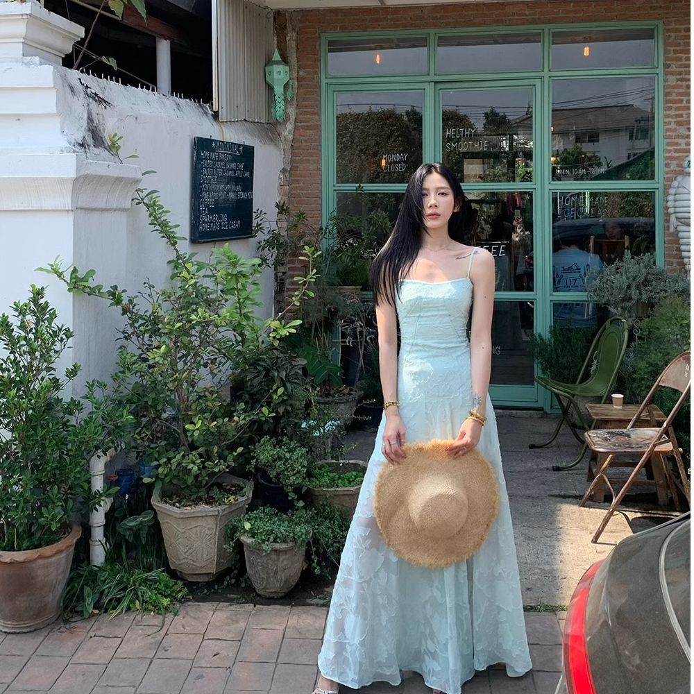 Summer Lace Sling Dress