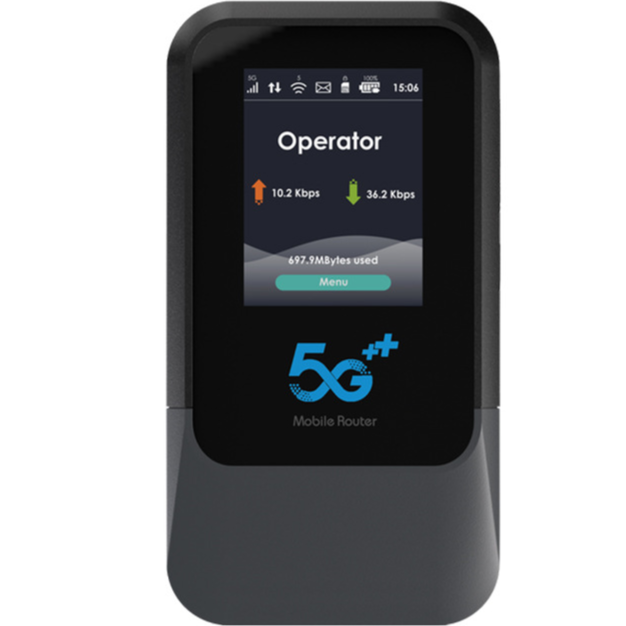 Portable 5G WiFi 6 Mobile Hotspot Router with eSIM/SIM Support