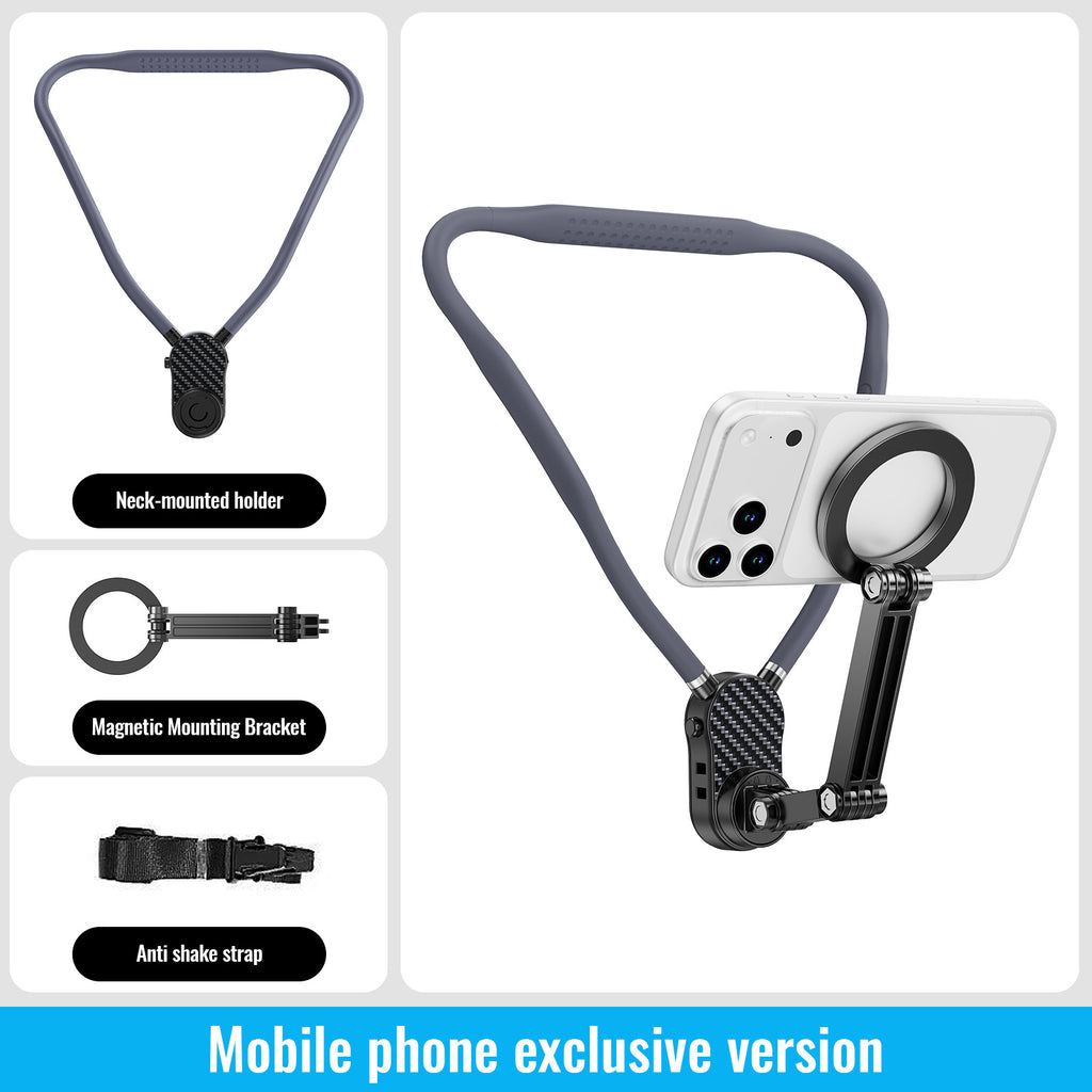 Magnetic Neck Mount for Phone Camera Shooting