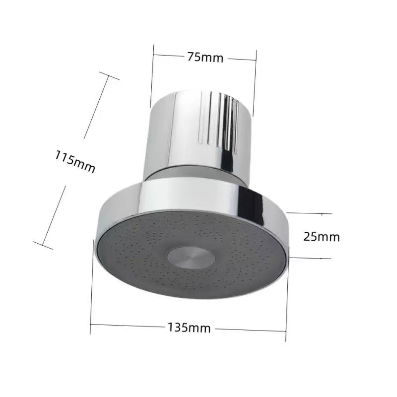 Filtration Wall-Mounted ABS Rain Shower Filter Head