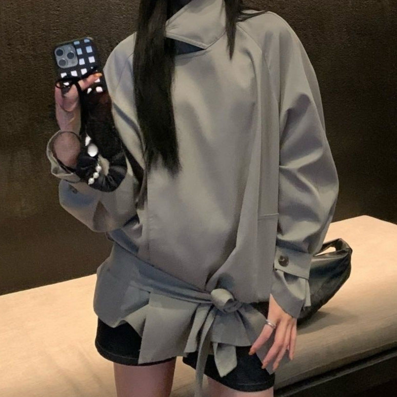 Casual Short Trench Coat For Women