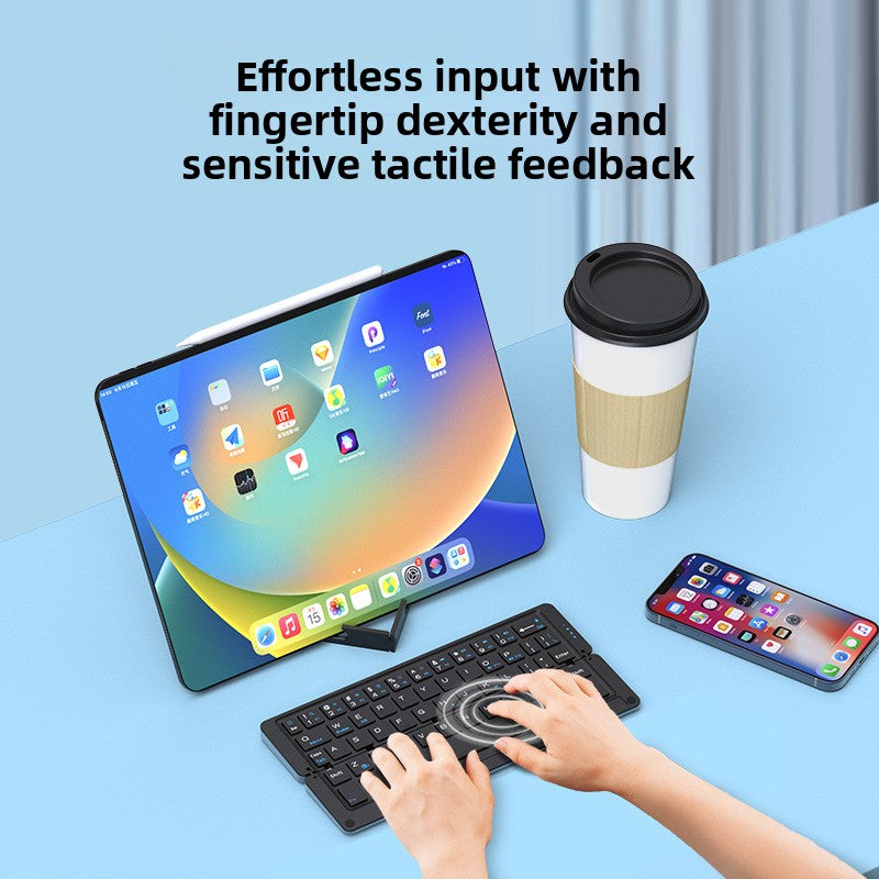 Bluetooth Folding Keyboard Aluminum Alloy