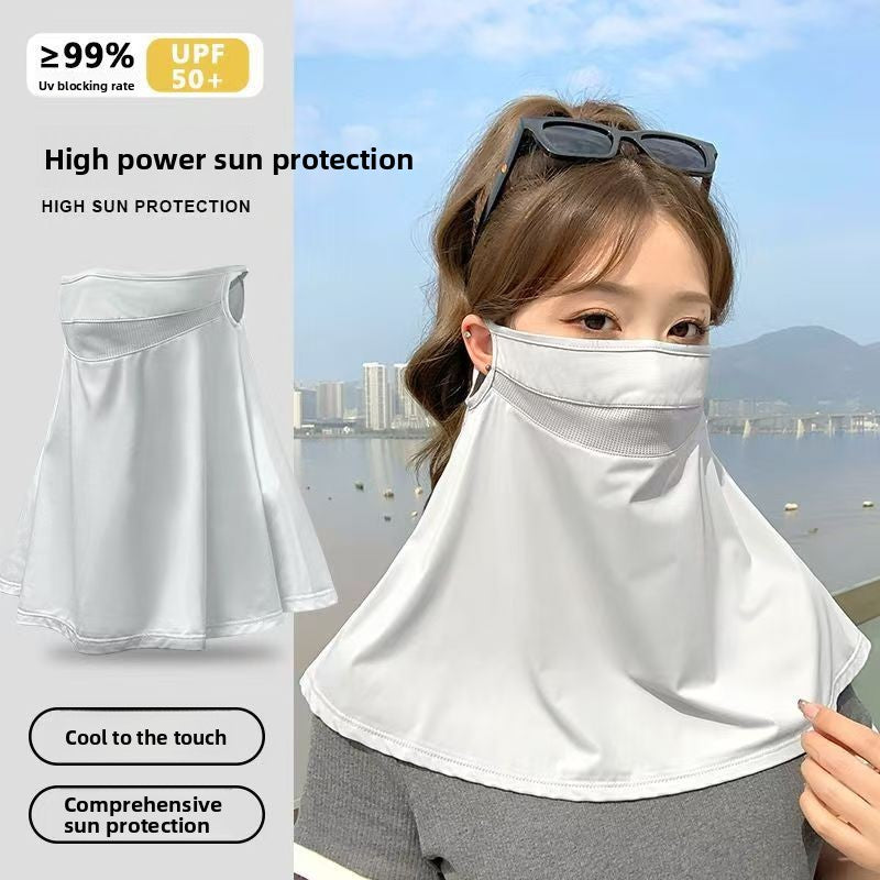 Ice Silk Protective Face Mask with UV Defense