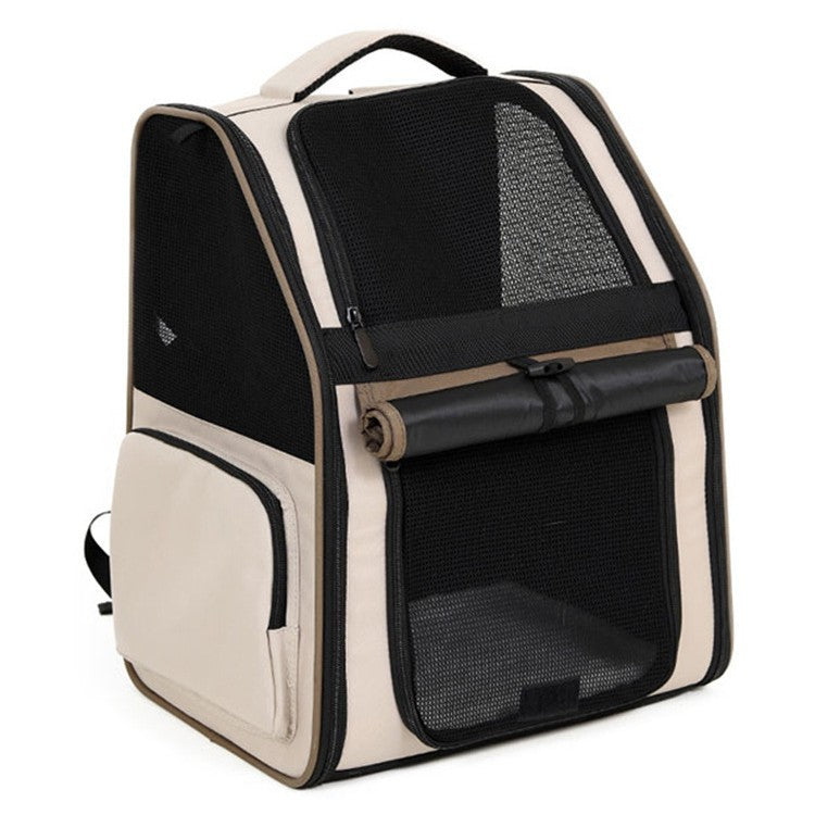 Pet travel backpack