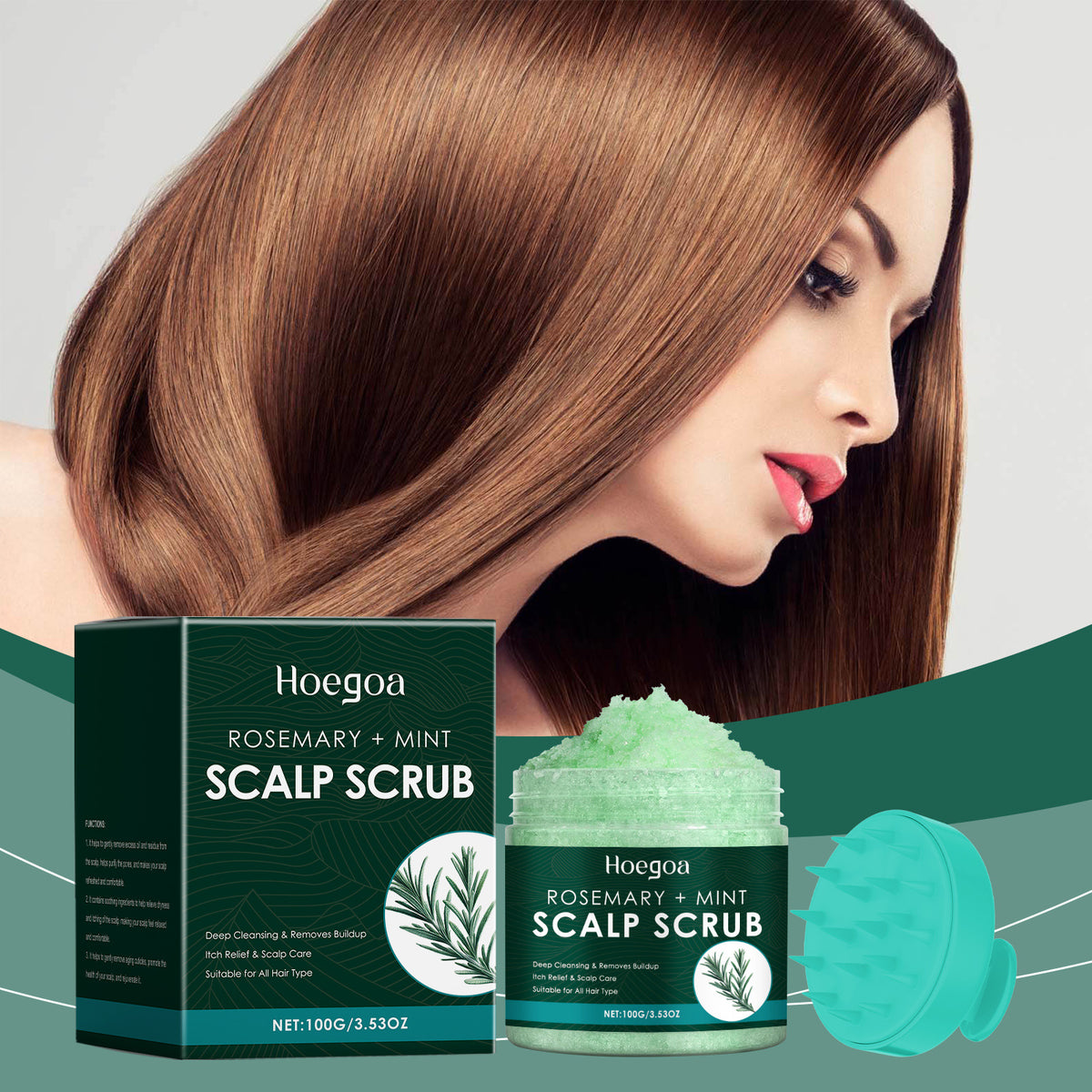 Scalp Exfoliating Scrub with Sea Salt