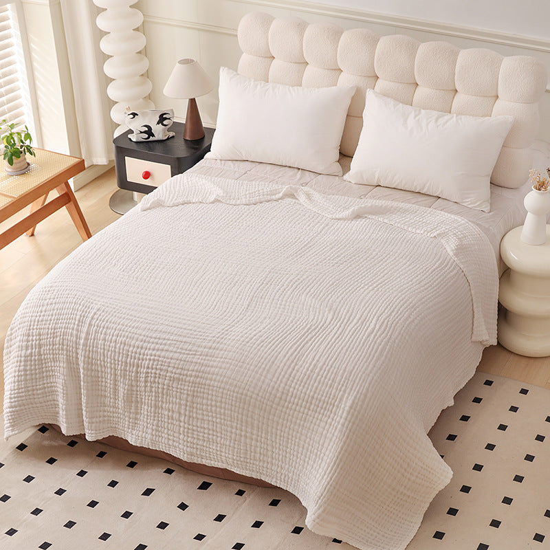 Large Size Plain Cotton Muslin Blanket