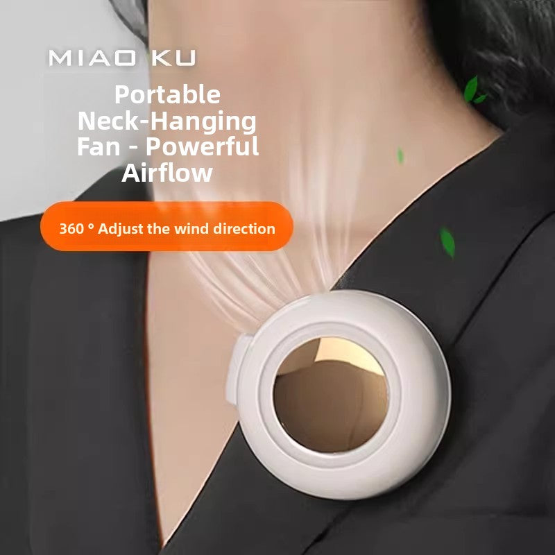 Portable USB Rechargeable Neck Fan