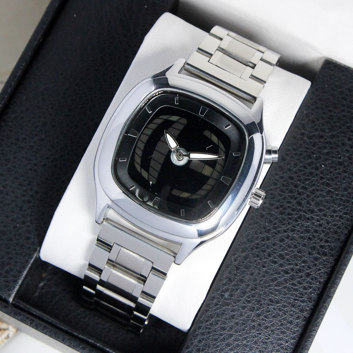 Fashionable Mens Vintage Dual Display Quartz Watch
