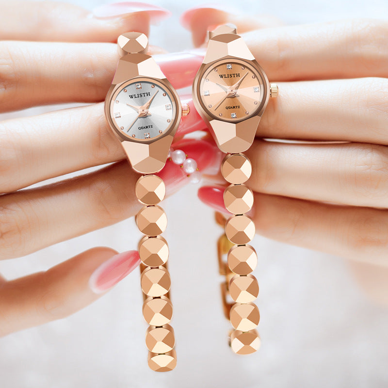 Minimalist Waterproof Quartz Watch for Women with Alloy Strap