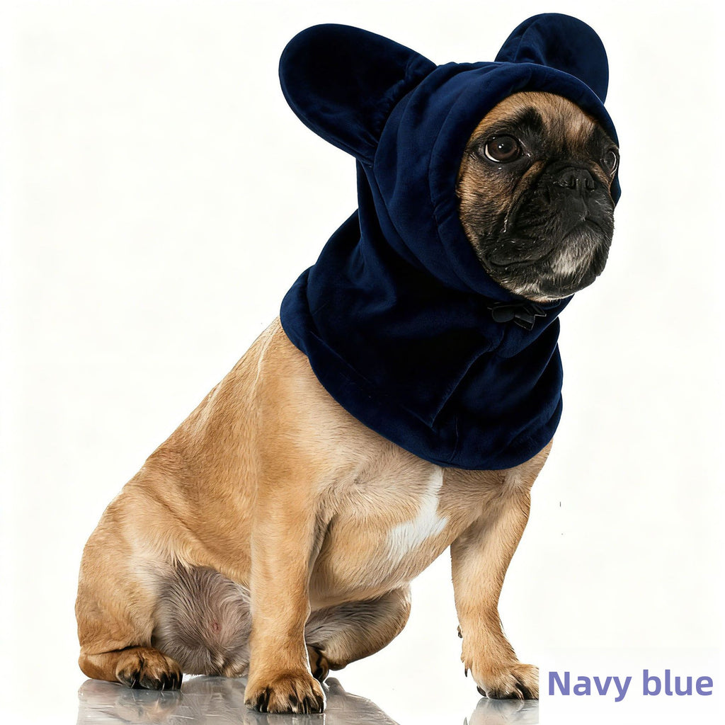 Dog Winter Warm Hood Scarf