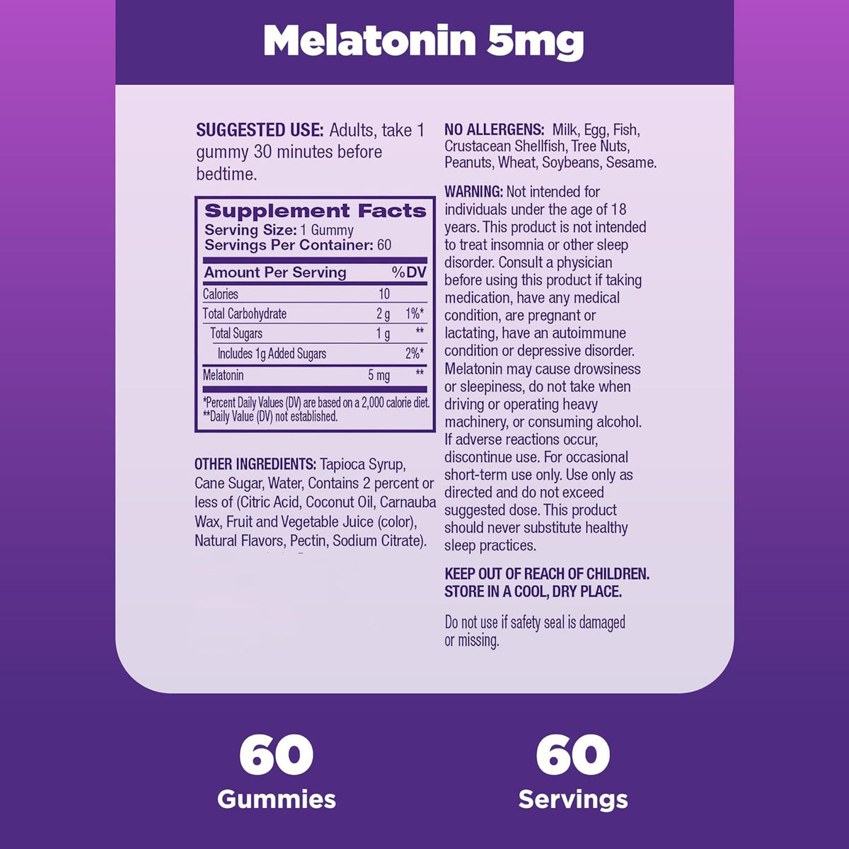 Melatonin Sleep Support Gummies