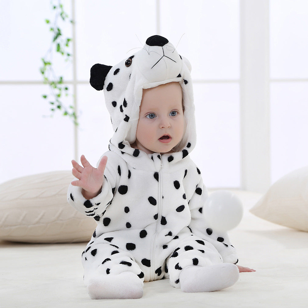 Animal Print Baby Romper Jumpsuit