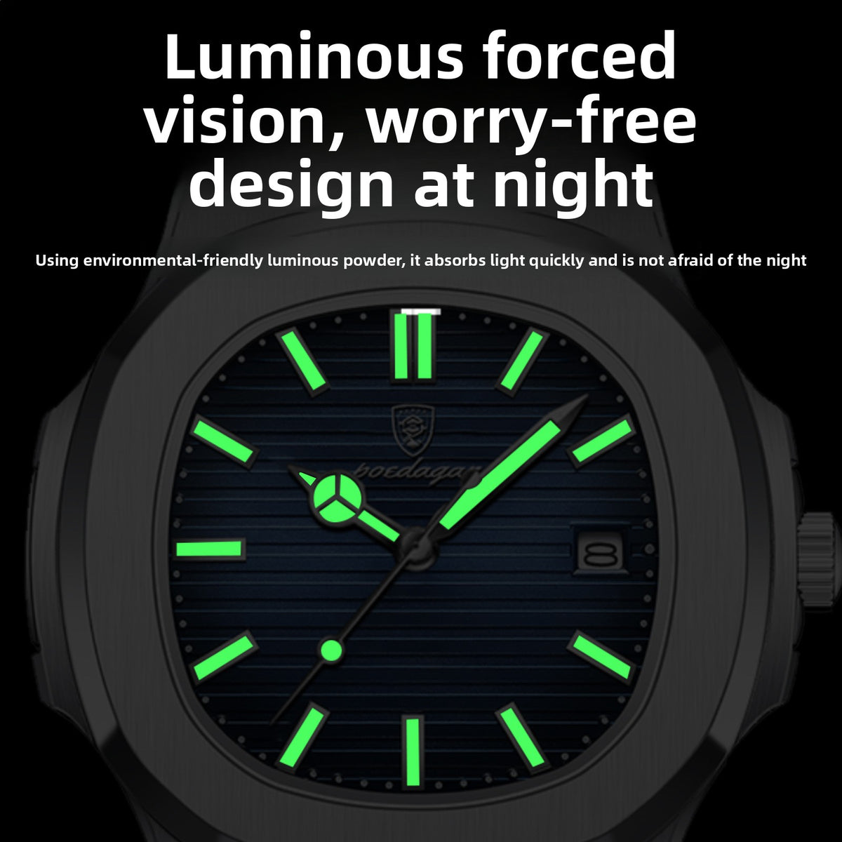 Ultra-Thin Waterproof Men's Quartz Watch with Stainless Steel Strap