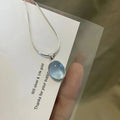 Moonstone Aquamarine Necklace