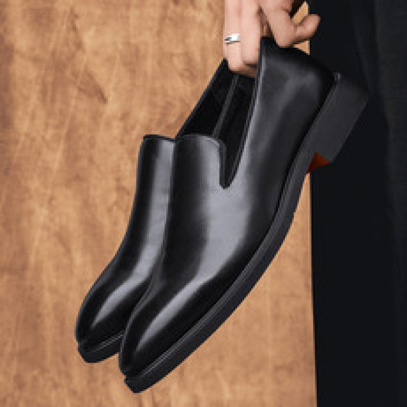 Men's Business Formal Casual Pointed Toe Small Leather Shoes