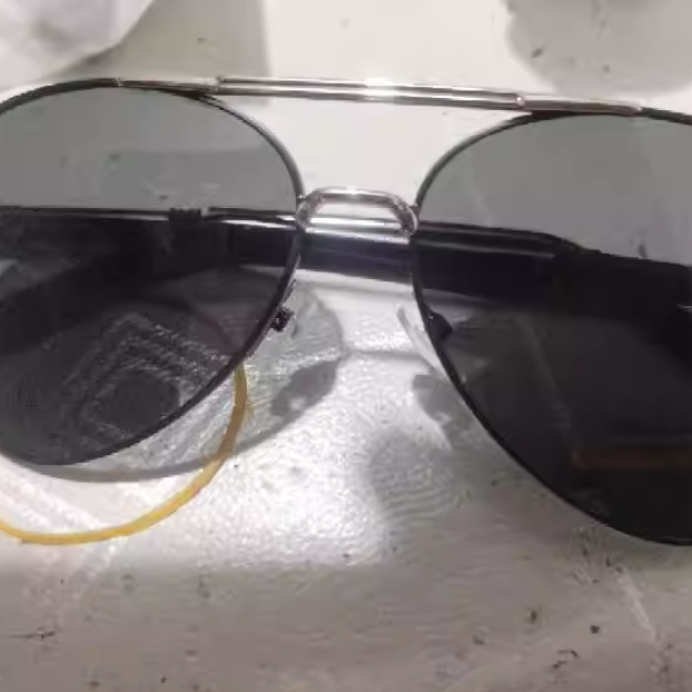 Metal Polarized Sunglasses Retro Large Frame Driving Glasses