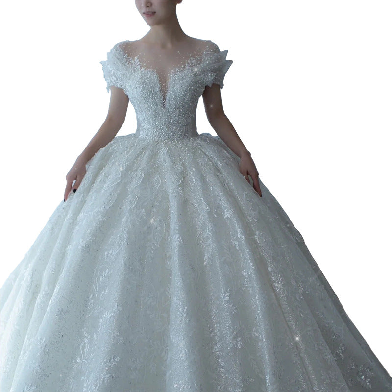 Princess Wedding Dress Organza Bridal Gown
