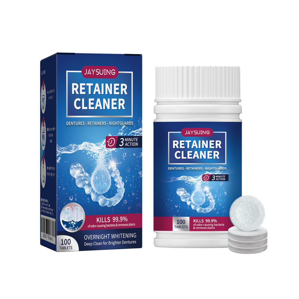 Dentures oral cavity cleaning care fresh breath clean