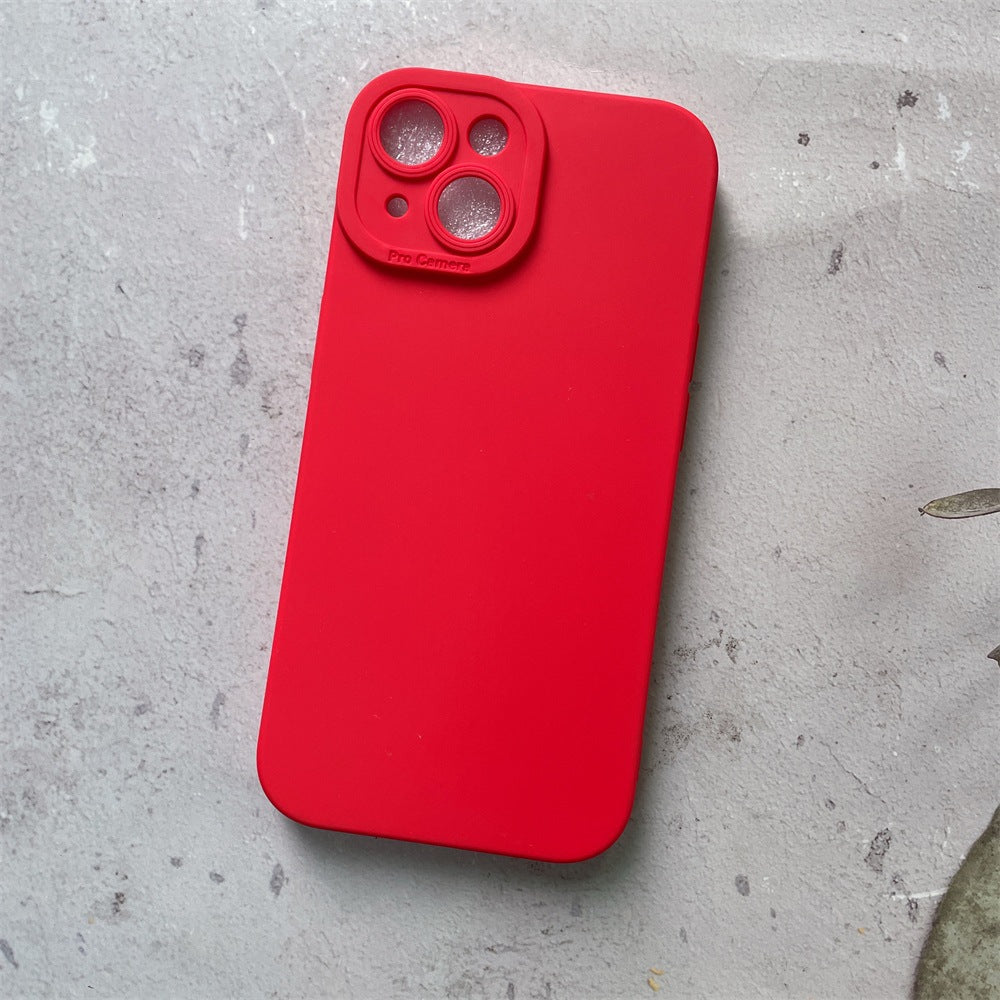 Frosted Silicone Phone Case for iPhone with Angel Eye Design