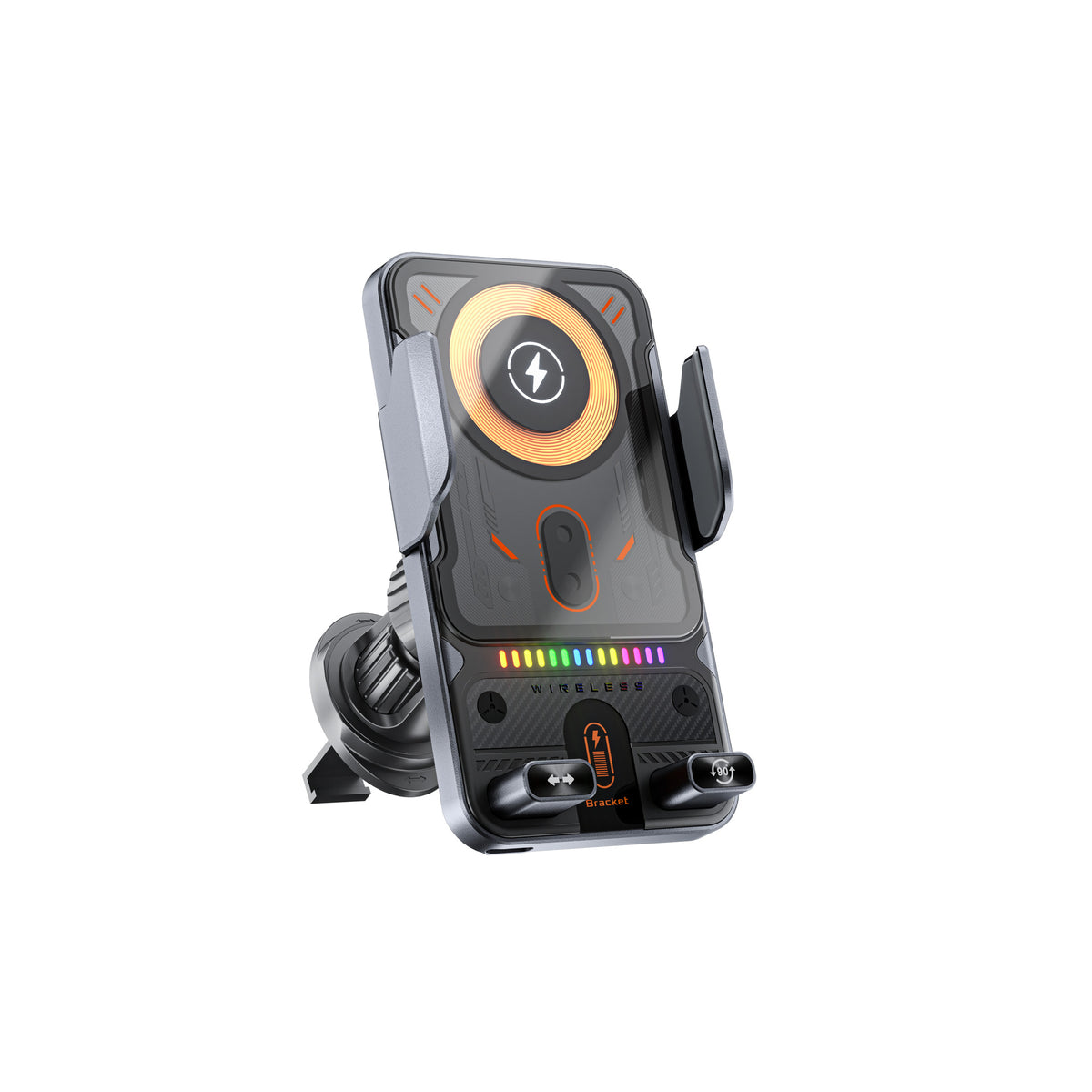 electric rotating horizontal and vertical screen car bracket